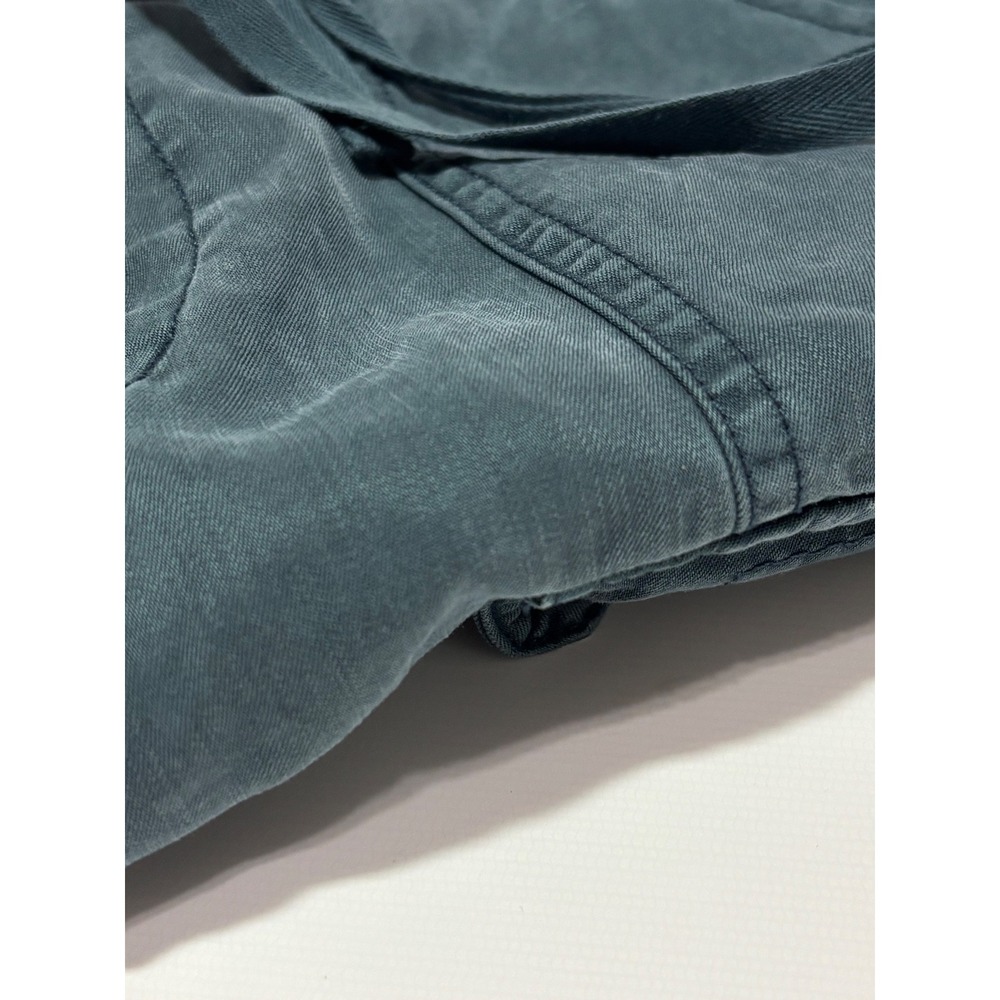 Sundance Teal Blue Lyocell Cargo Shorts Womens 4 Drawstring Utility Boho Soft - Picture 9 of 9